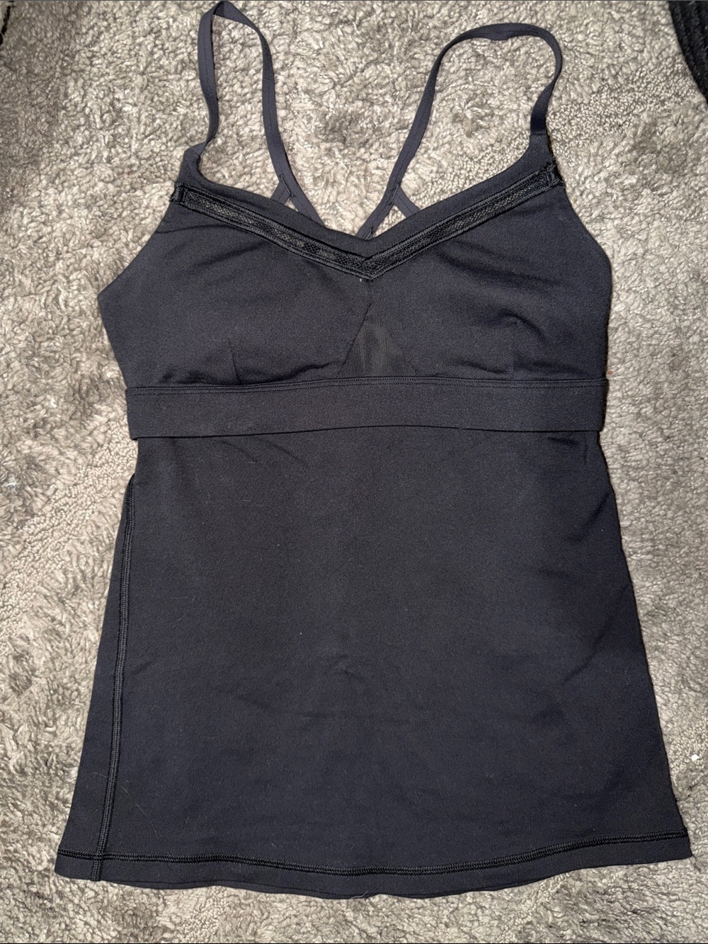 LuLuLemon Black Strappy Women’s Tank Top
